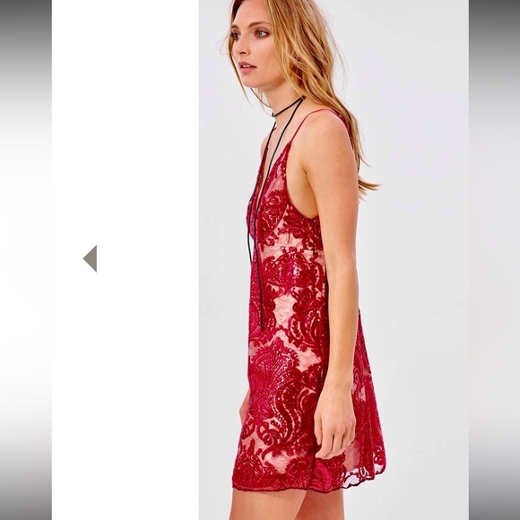Free People Night Shimmer Mini Dress - Picture 10 of 10